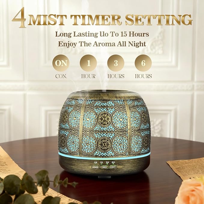 ARVIDSSON Essential Oil Diffuser, 500ml Aromatherapy Diffuser
