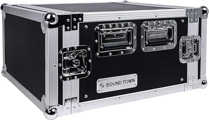 Sound Town 6U PA/DJ Rack/Road Case,