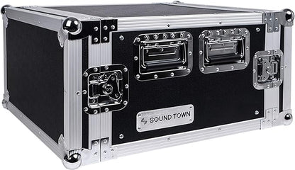Sound Town 6U PA/DJ Rack/Road Case,