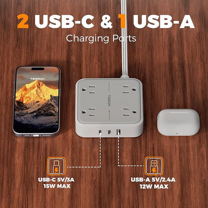 TESSAN Surge Protector Power Strip