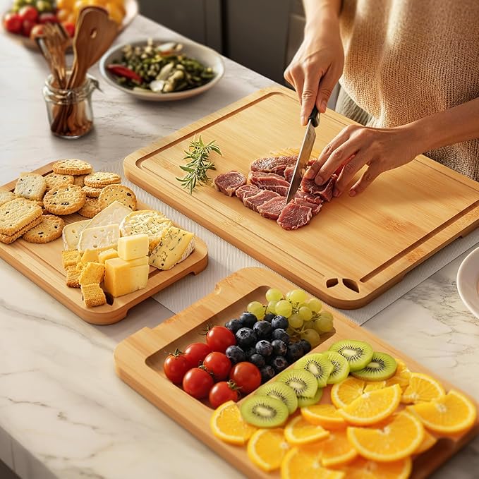 Bamboo Cutting Boards for Kitchen