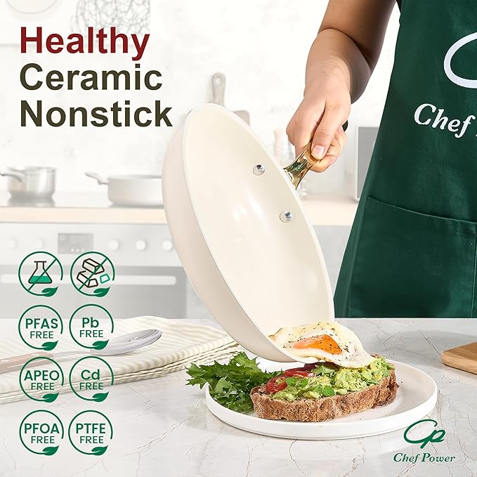 Chef Power Ceramic Cookware Sets, Cookware Set