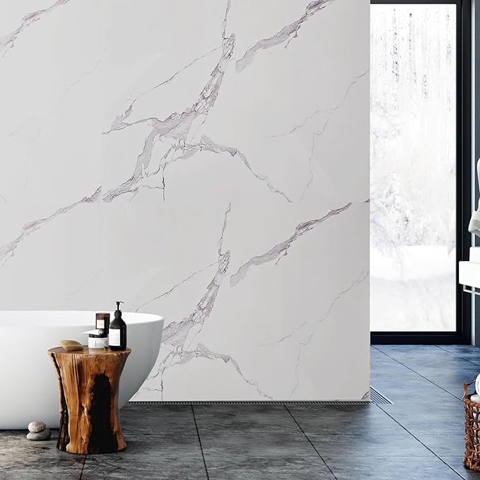 Dundee Deco Faux Marble Wall Panels - 2 ft X 4 ft - Glossy