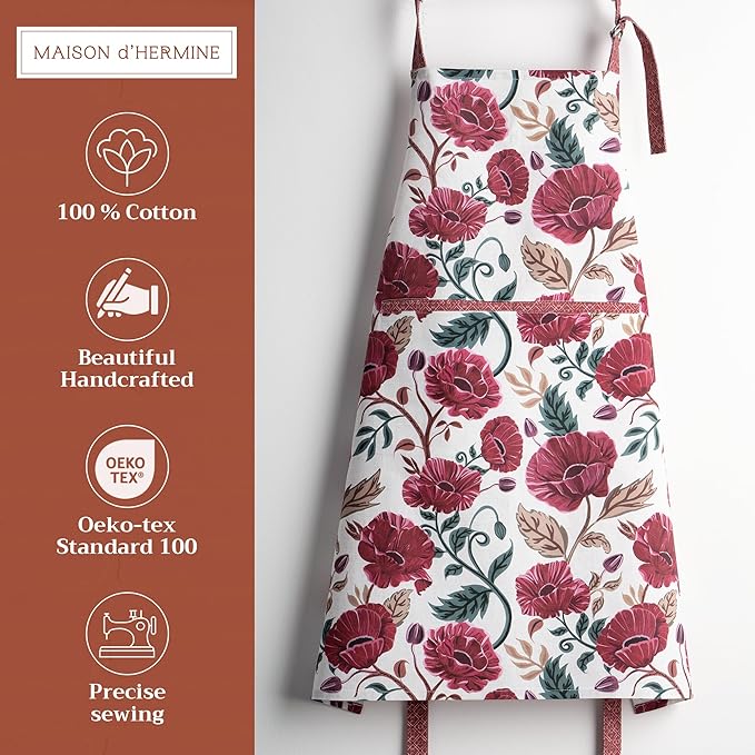 Maison d' Hermine 100% Cotton Apron
