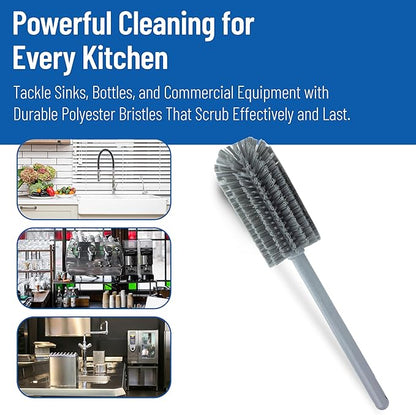 SPARTA Scrub Brush Bottle Brush, Dishwasher Safe Brush