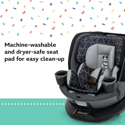 Disney Baby Turn and Go 360 Rotating All-in-One Convertible Car Seat, Vintage Mickey Mouse