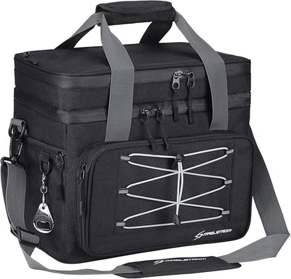 Maelstrom Collapsible Soft Cooler Bag, 24/30/60/75 Cans Beach Cooler, Ice Chest, Leakproof & Portable for Beach, Camping, Road Trips & Grocery Shopping