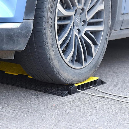 OranLite Rubber Cable Protector Ramp, Heavy Floor Cable Wire Cord Cover Speed