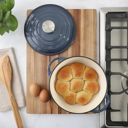 Gibson Home Addlestone 2.65 Qt Enameled Cast Iron Dutch Oven Pot