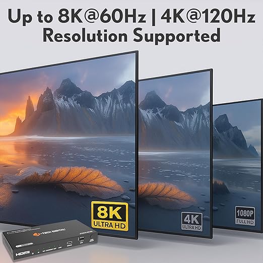 J-Tech Digital 8K HDMI Audio Extractor