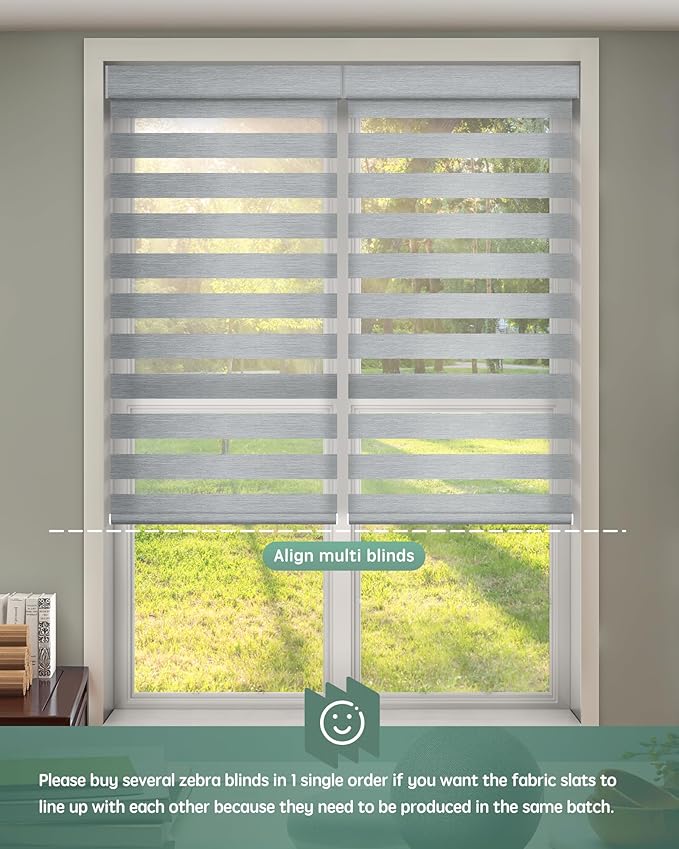 Yoolax Motorized Zebra Blinds Compatible
