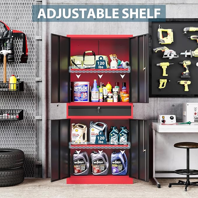 MIIIKO Metal Storage Cabinet