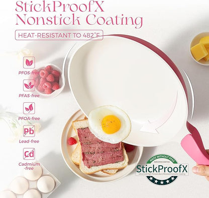 PRICUSIS Nonstick Ceramic Frying Pan