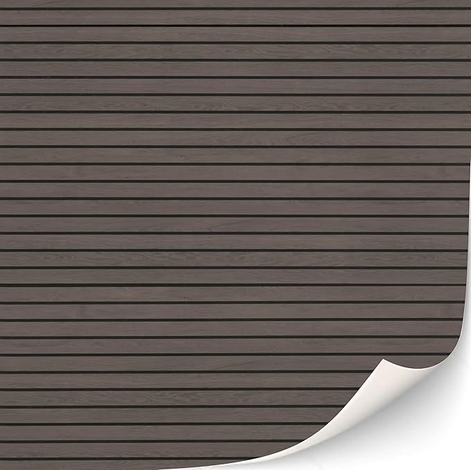 3 Sheets Self-Adhesive Wall Cladding for Dollhouse 1:12 Scale (Wood Peneele Dark Brown)