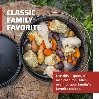 Camp Chef SDO10 10" Cast Iron Dutch Oven