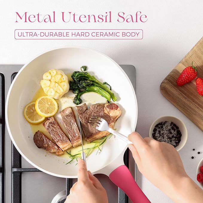 PRICUSIS Nonstick Ceramic Frying Pan