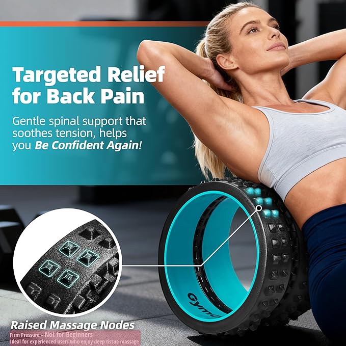 Back Roller for Back Pain Reliefn & Stretching, Deep Tissue Massage Roller