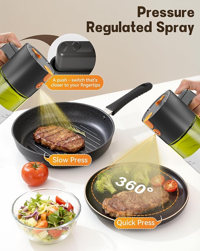 OURCABECUE Upgrade 2 in 1 Oil Sprayer