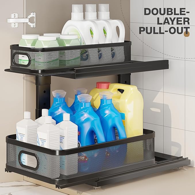 2 Pack Under Sink Organizer