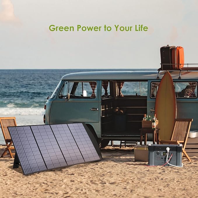 ALLPOWERS SP033 200W Portable Solar Panel Foldable, 23% High Efficiency Solar