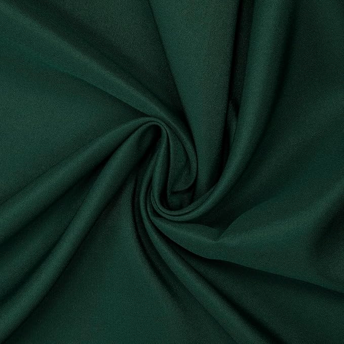 Gee Di Moda Rectangle Tablecloth - 90 x 156 Inch Hunter Green - Heavy Duty Washable Polyester - 8 Ft Table, Holiday Party, Wedding & Baby Shower
