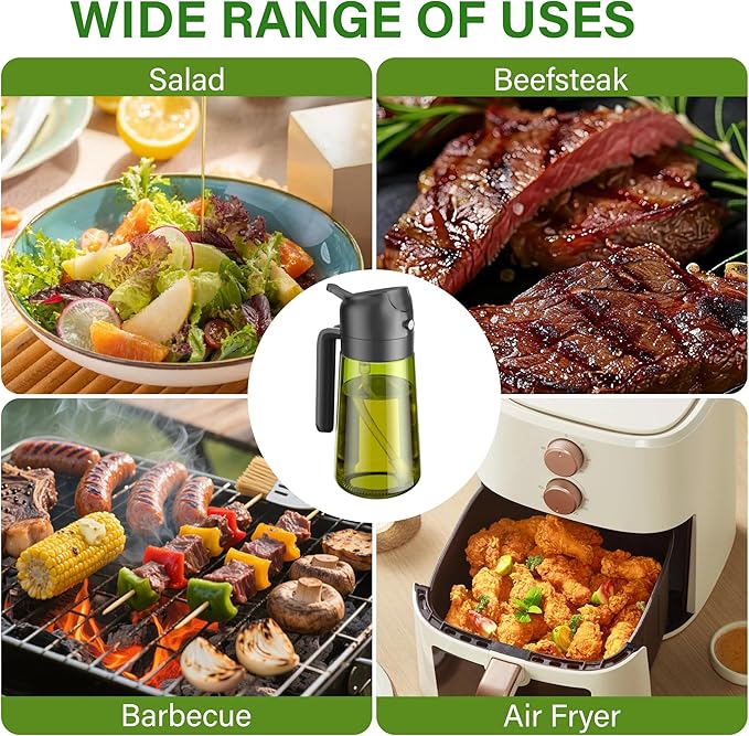Vakoo 2 in 1 Oil Sprayer and Oil Dispenser
