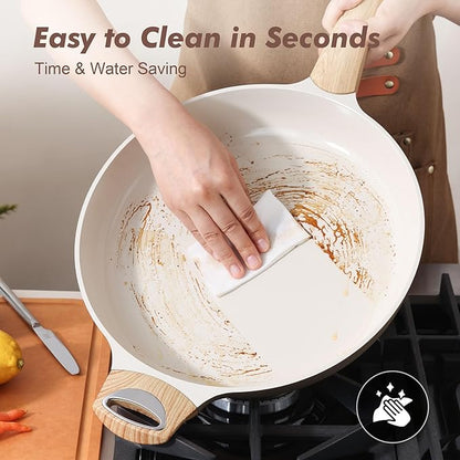 SENSARTE Ceramic Nonstick Frying Pan Skillet