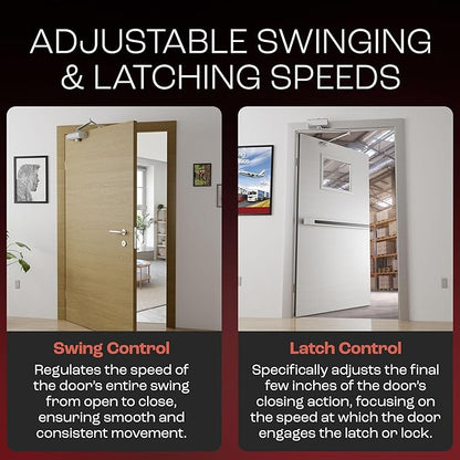 PrimeWare DC-300 Automatic Adjustable Door Closers
