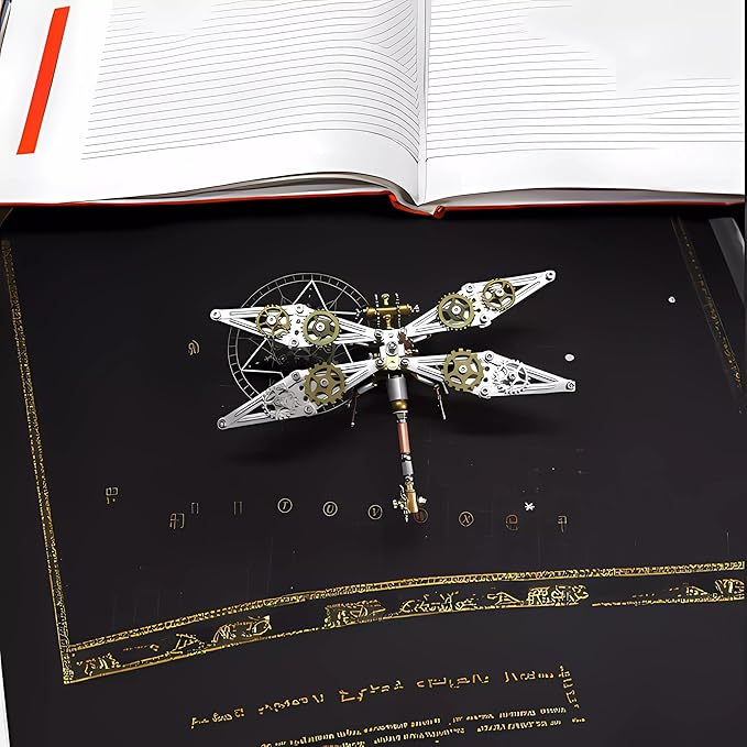 Mechanical Metal DIY 3D Insect Brass Puzzle (Dragonfly B)