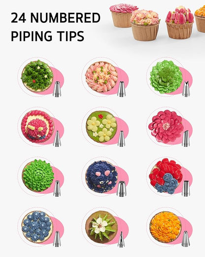 Syntus 65 PCs Cake Decorating Kit