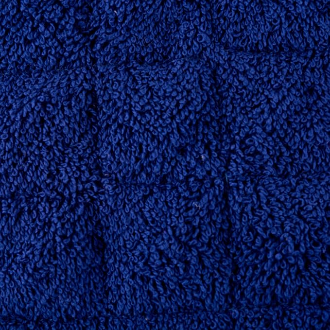 DII Basic Terry Collection Quilted 100% Cotton, Nautical Blue, 3 Piece