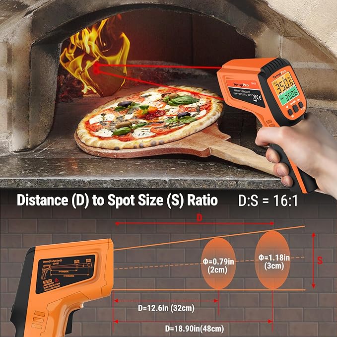 TempPro TP450 2 Laser Temperature Gun