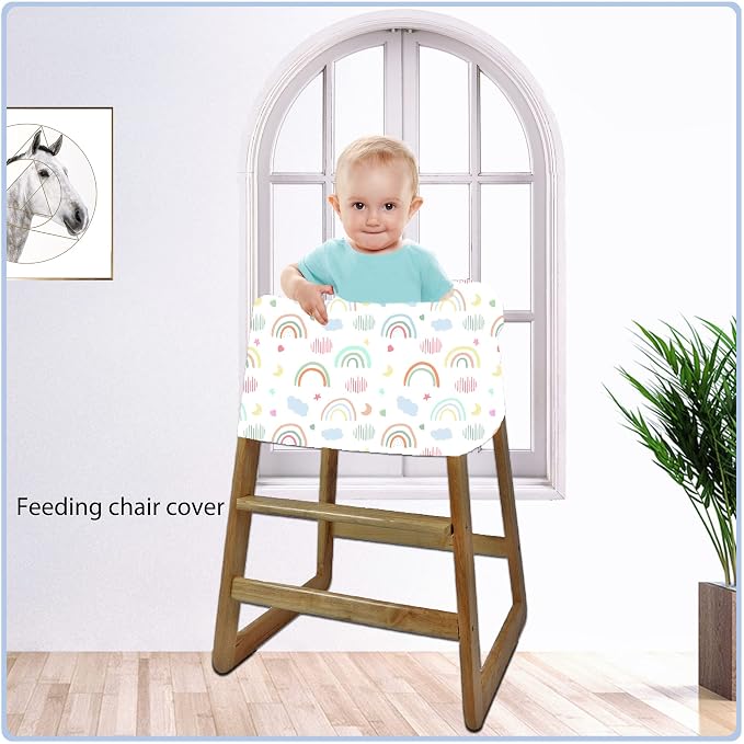 Car Seat Covers for Babies - Multi- use Nursing Carseat Canopy, Breastfeeding Covers, Baby Shower Gifts for Boys and Girls (Rainbow)