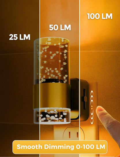 Night lights plug into wall, Amber Night Light