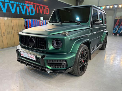 ColorFusion PPF by VViViD, Satin Stealth Chrome Stealth Green Dry Apply PPF Vinyl Car Wrap Roll 10ft x 5ft