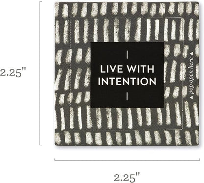 Compendium ThoughtFulls Pop-Open Cards — Live with Intention — 30 Pop-Open Cards, Each with a Different Inspiring Message Inside