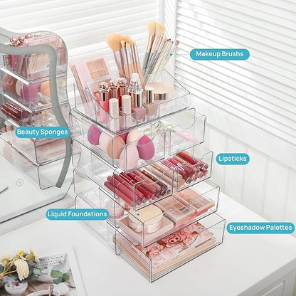 Vtopmart 5 Tier Clear Makeup Organizer