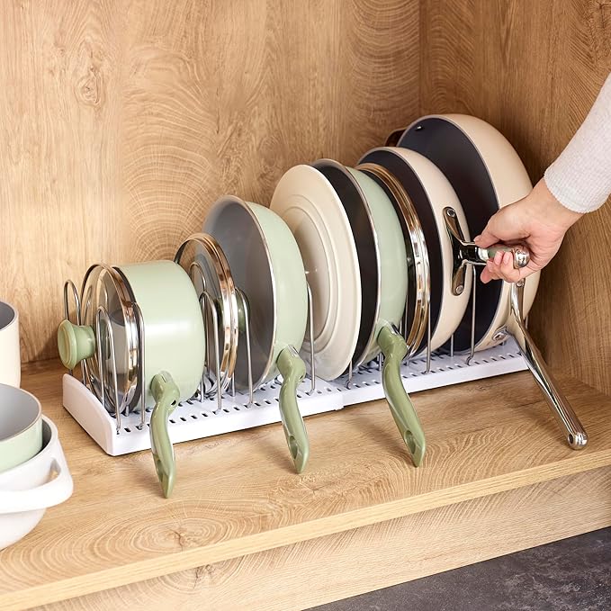 YouCopia StoreMore Expandable Pan and Lid Rack