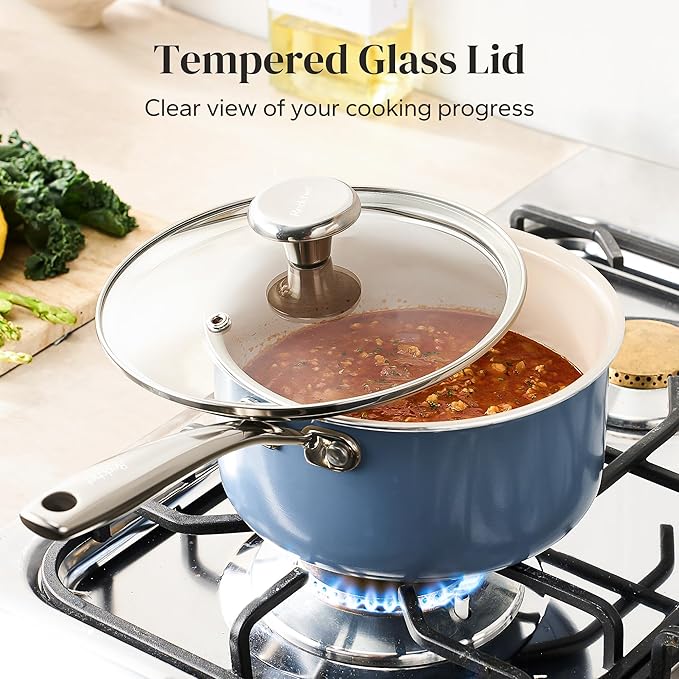 Redchef Non-stick Stock Pots Set 5QT, Sauce Pan