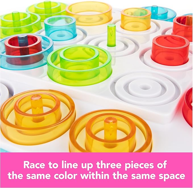Spin Master Games, Otrio Strategy-Based Board Game, Classic Game, Advanced Tic Tac Toe STEM Activity, 2 Players, for Ages 8 & Up