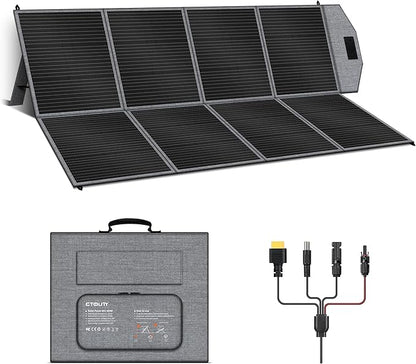 400w Foldable Solar Panel - Portable Solar Panel Charger for Power Station Camping RVs Off Grid