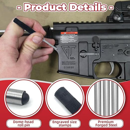 9-Piece Roll Pin Punch Set