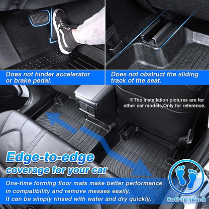 Cartist Floor Mats Fit for Kia Sportage 2023-2026 (Only for Hybrid Models) (Not Fit Plug-in) All Weather Car Mat Floor Liner for Sportage Accessories, Front & Rear Row TPE Waterproof