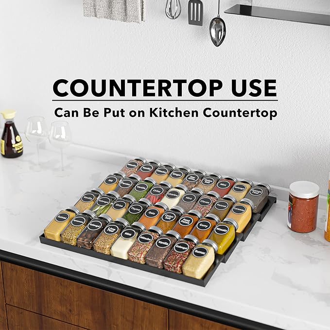 SpaceAid Spice Drawer Organizer