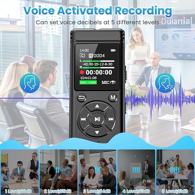 136GB Digital Voice Recorder