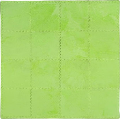 16 Piece Carpet Squares Puzzle Mat 49" x 49" Plush Interlocking Carpet Tiles, Foam Floor Tiles for Baby Play Mat - Kids Soft Play Floor Mats, Anti Slip Jigsaw Flooring Playmat Playroom Rug (Green)