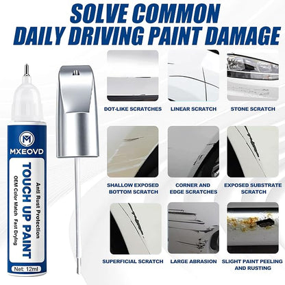 Cayenne Red Pearl NAH Touch Up Paint Compatible with Nissan, All in One Car Scratch Repair Kit with Primer Putty & Clear Coat, Complete Sanding Tools Set for Scratches Chips Nicks
