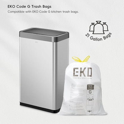EKO Mirage X 80 Liter / 21.1 Gallons Motion Sensor Trash Can, Automatic Large