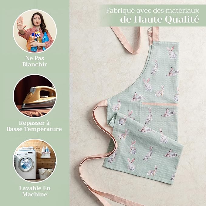 Maison d' Hermine 100% Cotton Apron