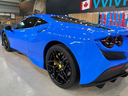 ColorFusion PPF by VViViD, Gloss Shark Blue Dry Apply PPF Vinyl Car Wrap Roll 1ft x 5ft